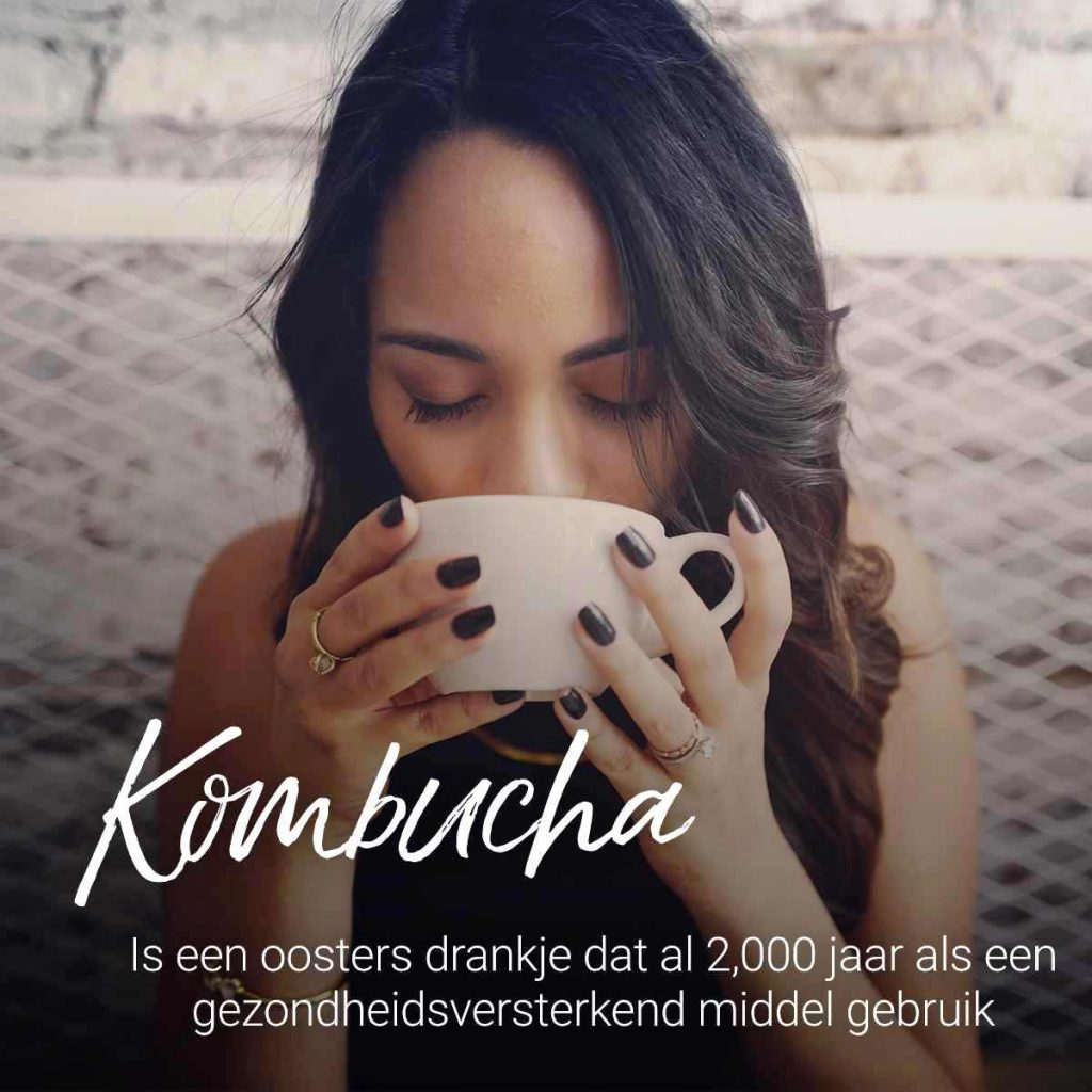 Komboecha is een oosters drankje dat al eeuwenlang als een gezondheidsversterkend middel gebruikt wordt. Het wordt vaak "paddenstoel thee" genoemd,